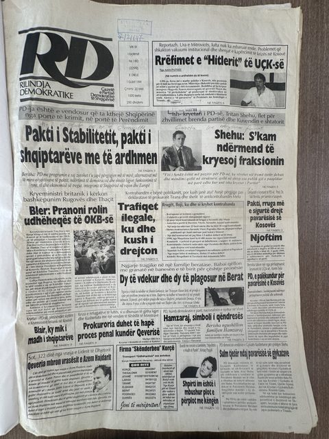 Rilindja Demokratike 1999-08-01